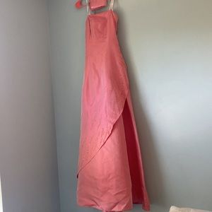 Faviana Pink Sequin Strapless Prom Evening Gown Size US 1/2